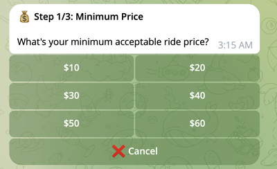 Step 1/3: Minimum Price